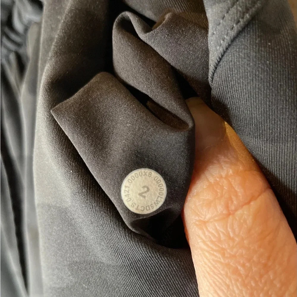 Lululemon Stretch High-Rise Jogger Full Length Black Camo Deep Coal Size Small